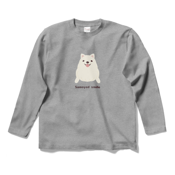 ロングスリーブTシャツ　灰　S
