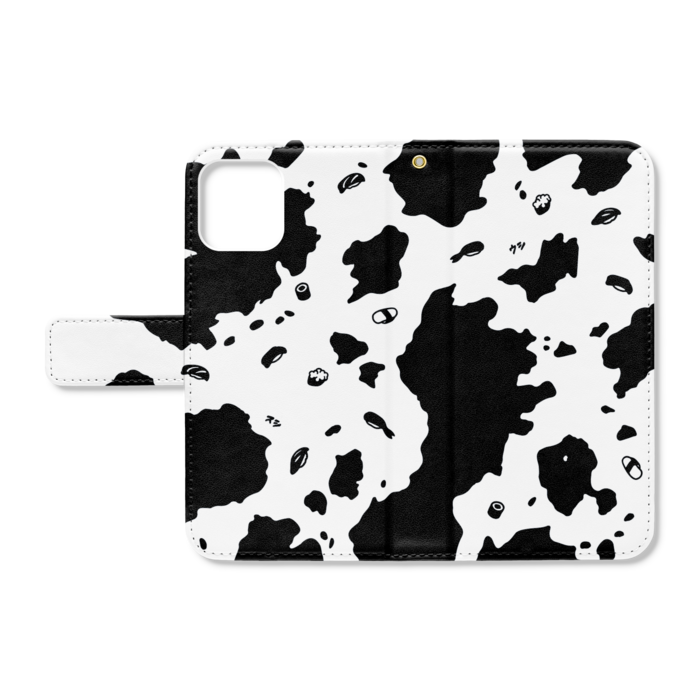 手帳型iPhoneケース - iPhone11Pro - ストラップ穴 あり