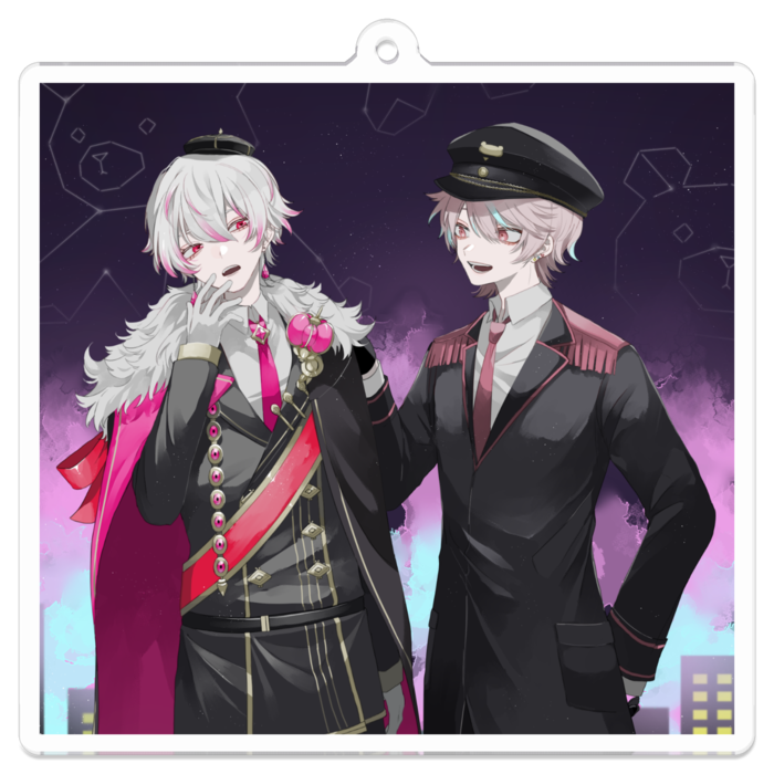 アクリルキーホルダー - 70 x 70 (mm)