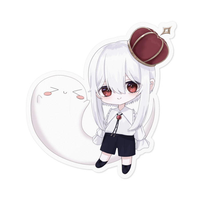 ホワイトステッカー - 100 x 100 (mm)