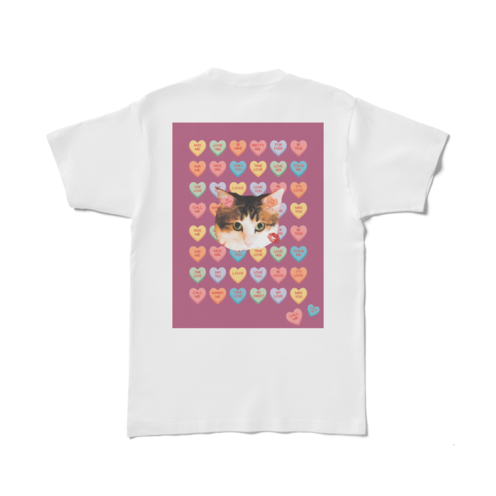 Tシャツ - L - 背面　(パープル)