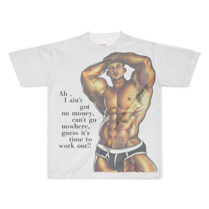 フルグラフィックTシャツ - XL - 両面印刷