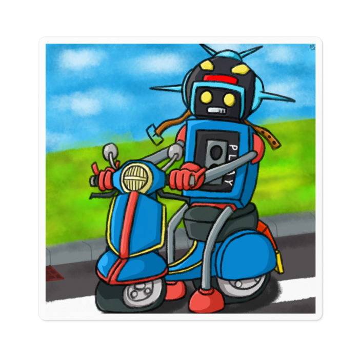 ステッカー - 100 x 100 (mm)