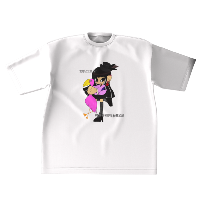 〜桜木谷妃里生誕祭2025〜 Tシャツ(ホワイト.ver) - XL -