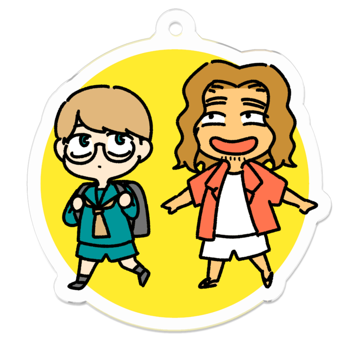 アクリルキーホルダー - 50 x 50 (mm)