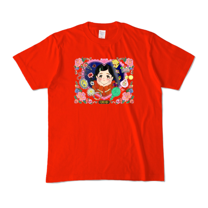 カラーTシャツ - M - レッド (濃色)