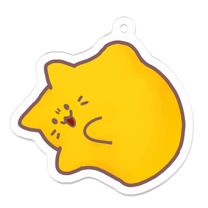 アクリルキーホルダー(コーティング) - 50 x 50 (mm)