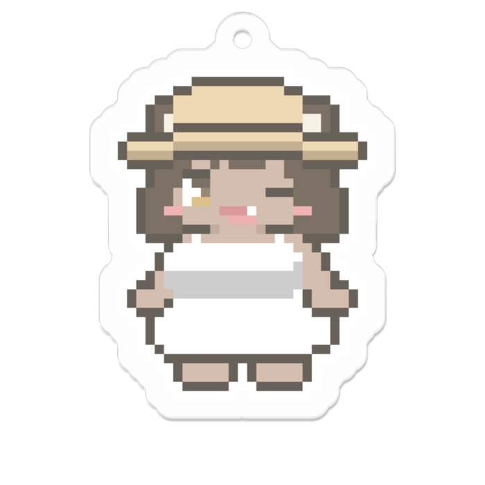 アクリルキーホルダー - 50 x 50 (mm)