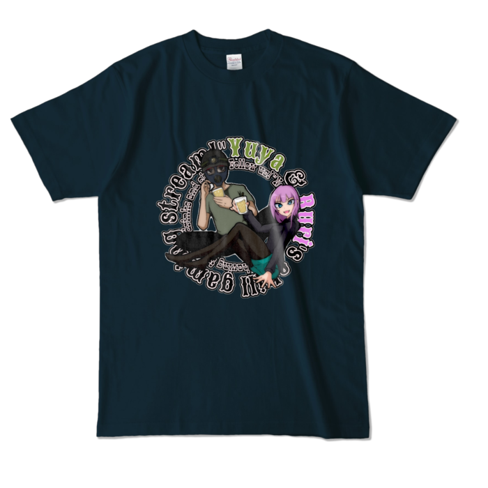 カラーTシャツ - L - ネイビー (濃色)