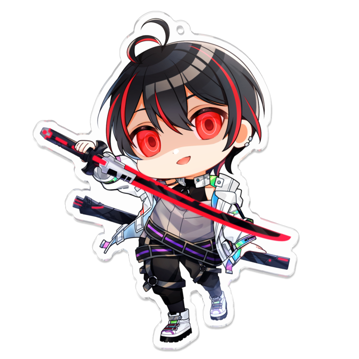 アクリルキーホルダー - 100 x 100 (mm)