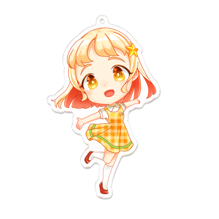 アクリルキーホルダー - 100 x 100 (mm)