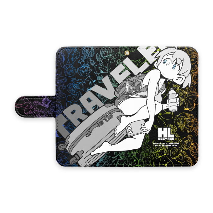 手帳型Androidケース - S - ストラップ穴 あり