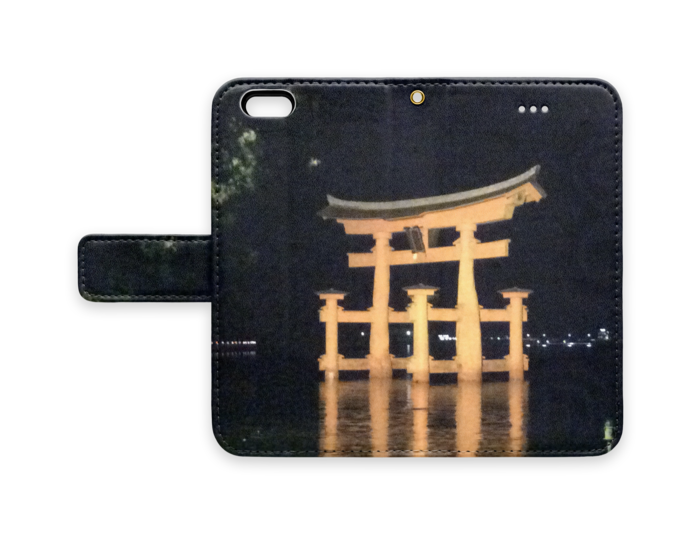 手帳型iPhoneケース - iPhone 6 / 6s - ストラップ穴 あり