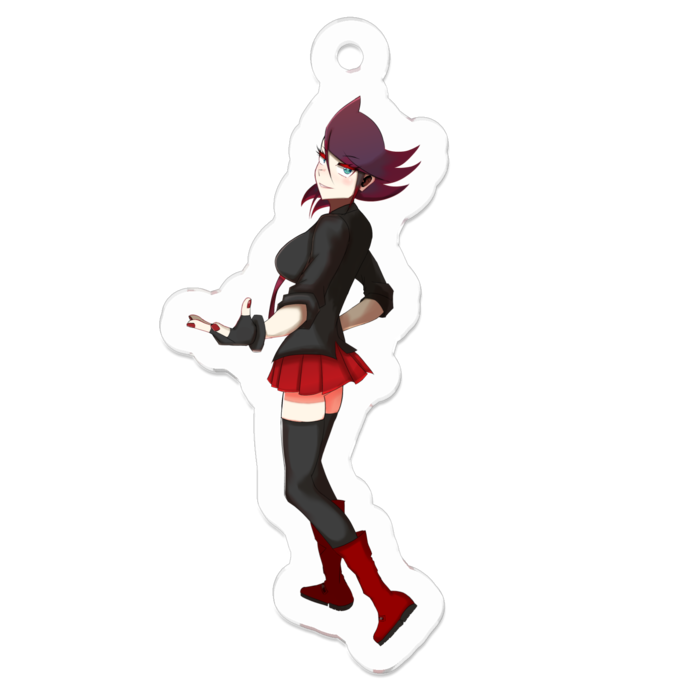 アクリルキーホルダー(コーティング) - 50 x 50 (mm)