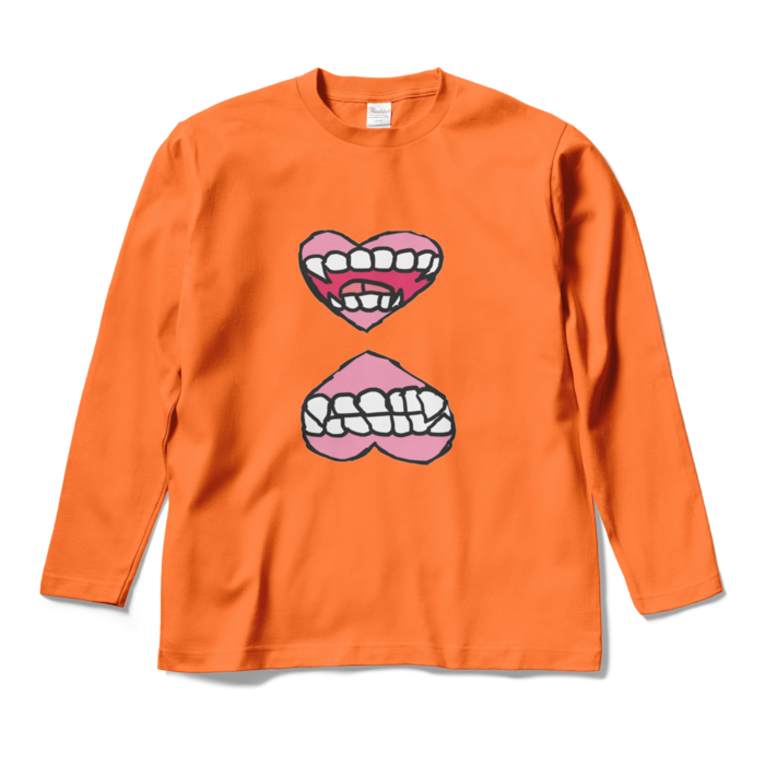ロングスリーブTシャツ - M - オレンジ