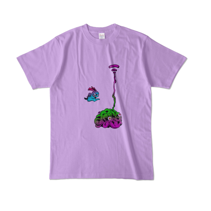 カラーTシャツ - L - ライトパープル (淡色)(1)