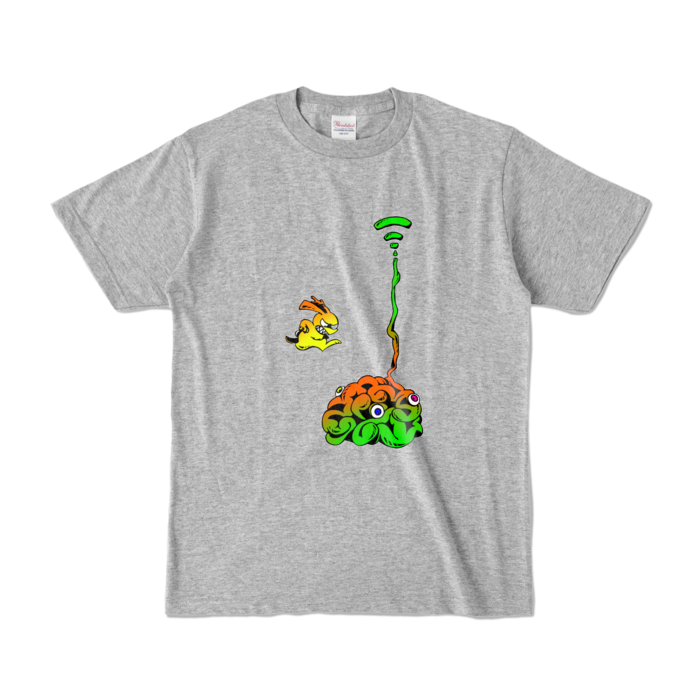 カラーTシャツ - S - 杢グレー (濃色)(4)