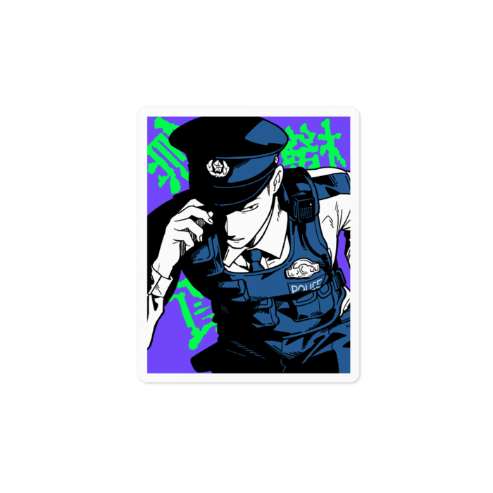 ホワイトステッカー  50 x 63 (mm)