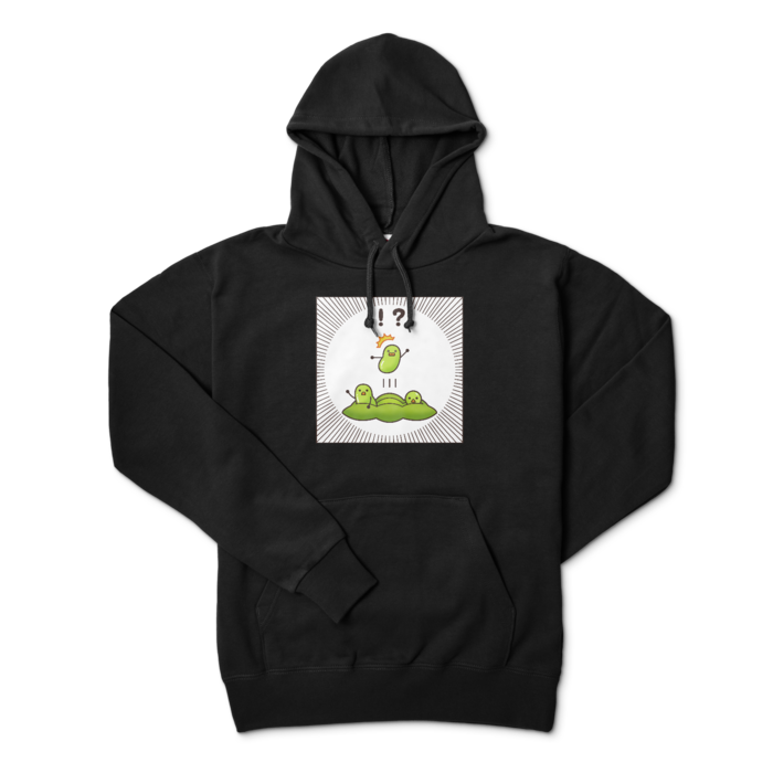 プルパーカー　黒　L