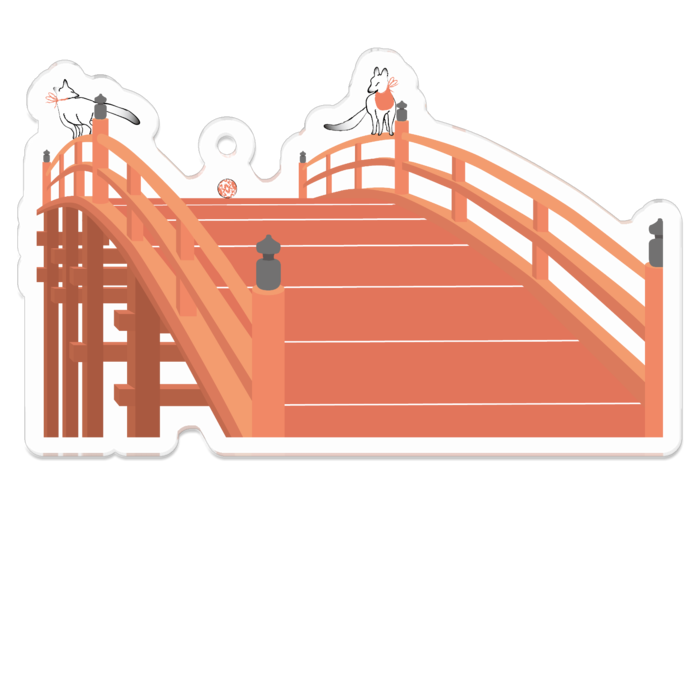 アクリルキーホルダー - 70 x 70 (mm)