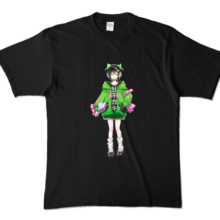 カラーTシャツ - XL - ブラック (濃色)