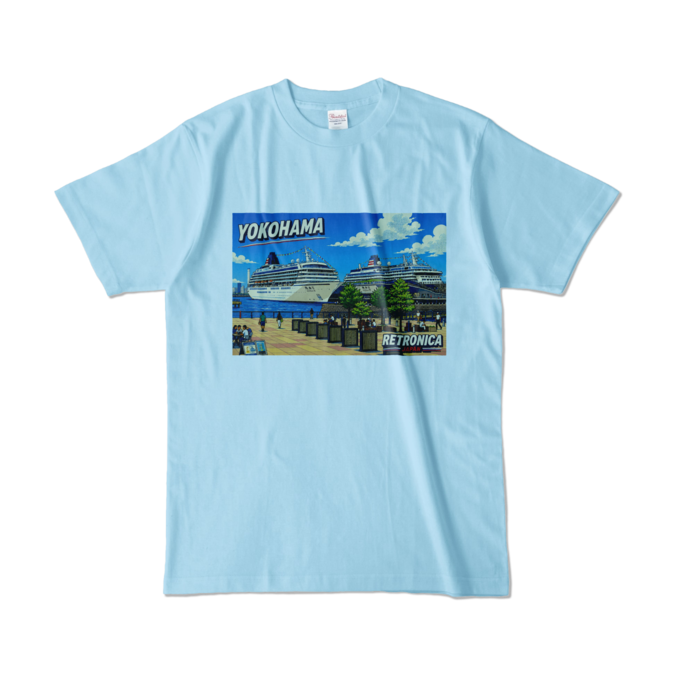 カラーTシャツ - L - ライトブルー (淡色)
