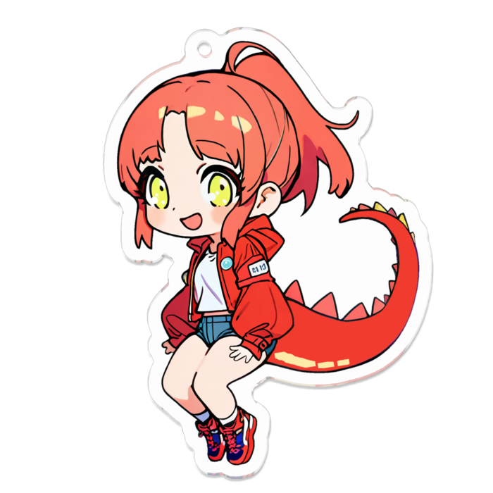 アクリルキーホルダー - 70 x 70 (mm)