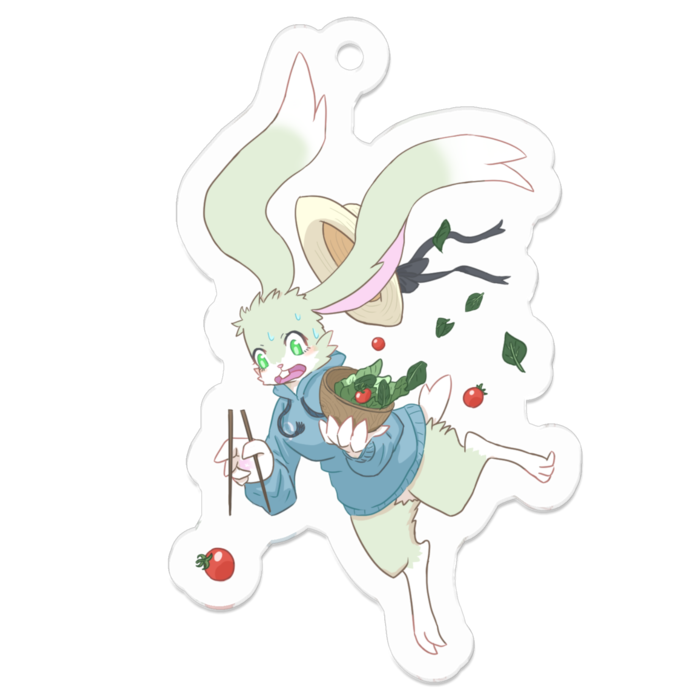 アクリルキーホルダー（コーティング） - 50 x 50 (mm)