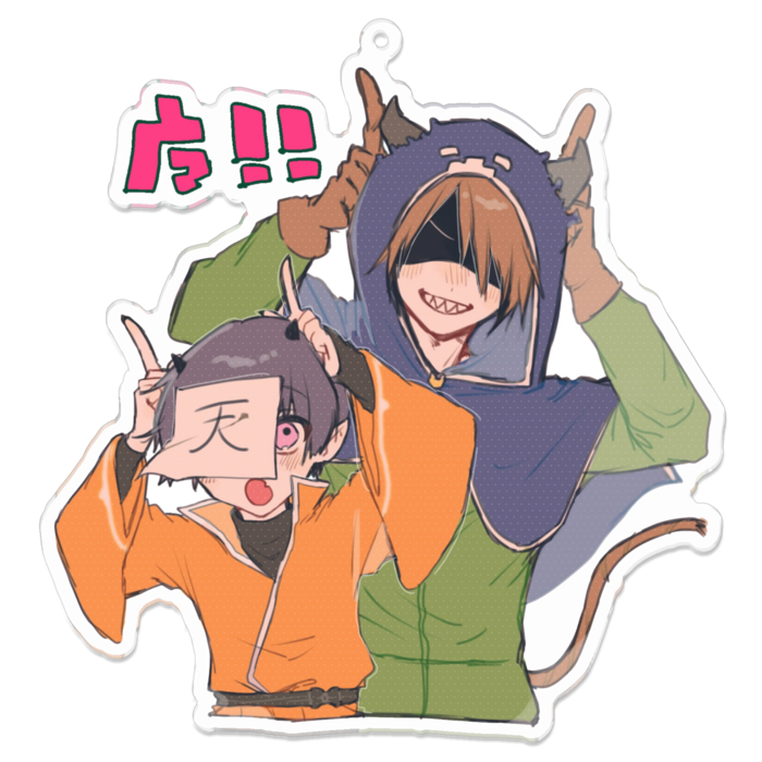 アクリルキーホルダー - 100 x 100 (mm)