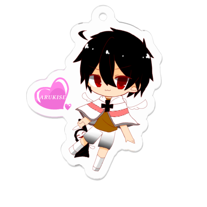 アクリルキーホルダー - 50 x 50 (mm)