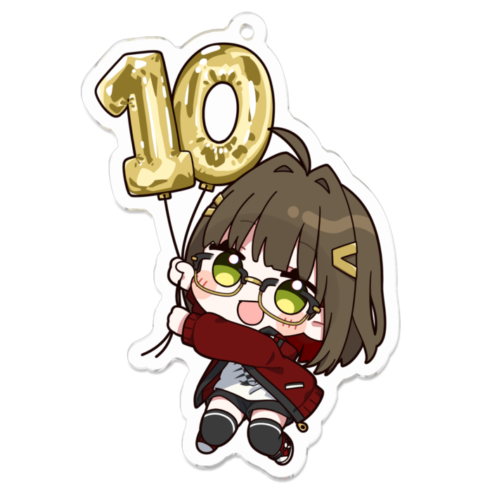 アクリルキーホルダー - 70 x 70 (mm)