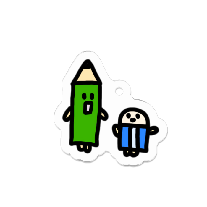 アクリルキーホルダー - 50 x 50 (mm)