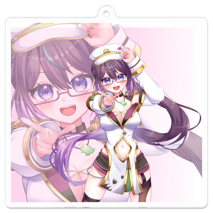 アクリルキーホルダー - 70 x 70 (mm)