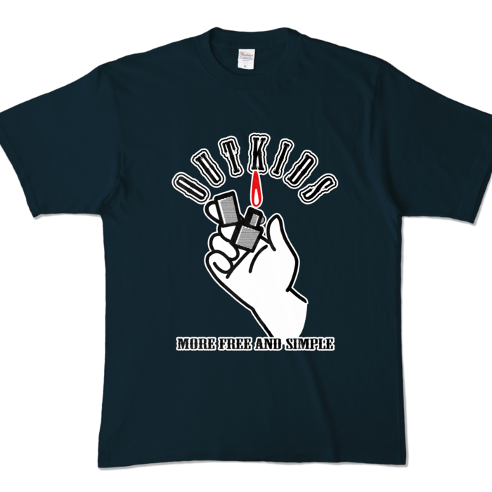 カラーTシャツ - XL - ネイビー (濃色)