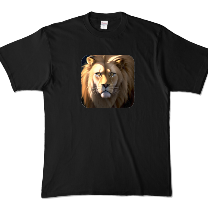 カラーTシャツ - XL - ブラック (文字無し)