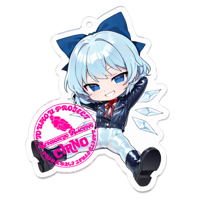 アクリルキーホルダー - 70 x 70 (mm)