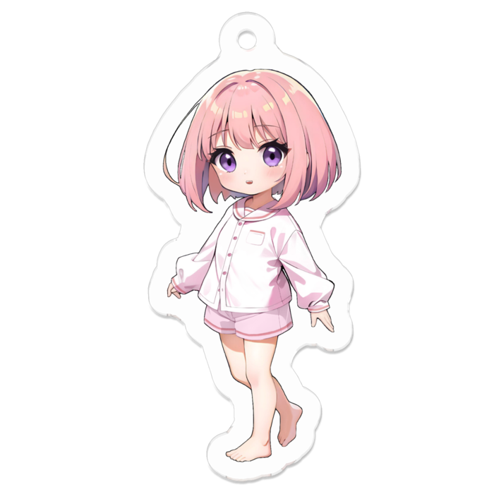 アクリルキーホルダー - 50 x 50 (mm)