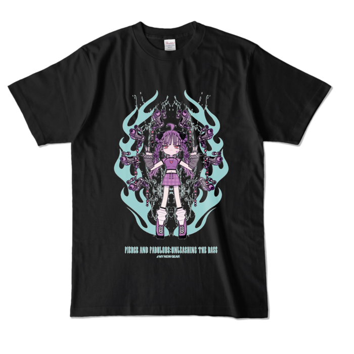 カラーTシャツ - L - ブラック (濃色)