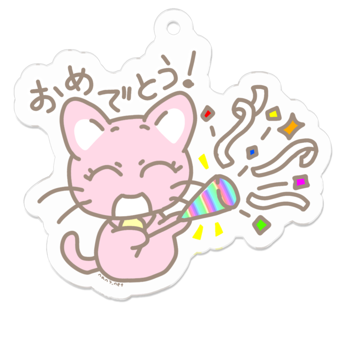 アクリルキーホルダー - 50 x 50 (mm)
