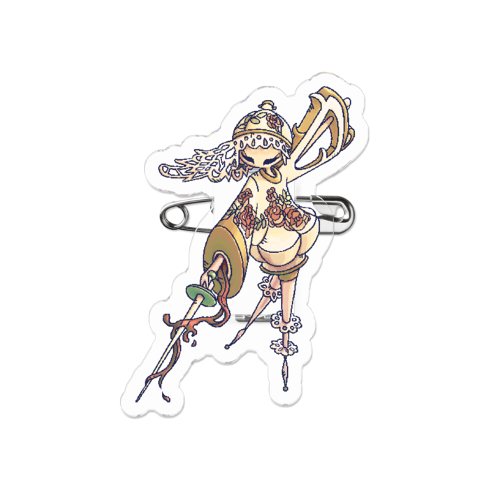 アクリルバッジ - 50 x 50 (mm)