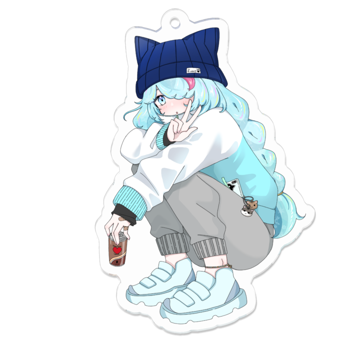 アクリルキーホルダー - 70 x 70 (mm)