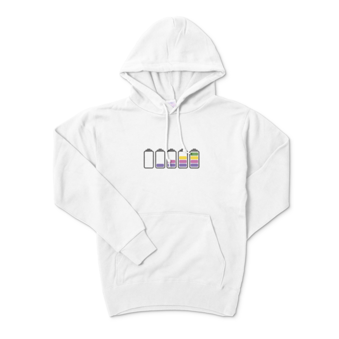 バッテリーパーカー - S - ホワイト