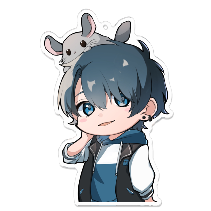 アクリルキーホルダー - 100 x 100 (mm)