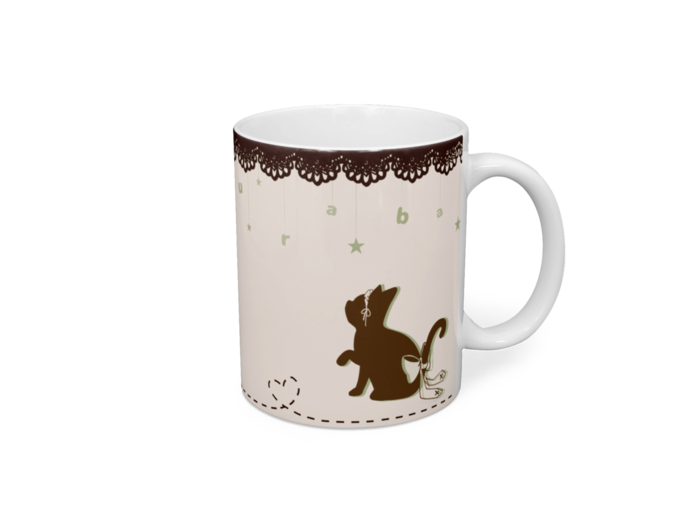 マグカップ - 直径 8 cm / 高さ 9.5 cm