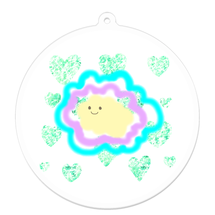 アクリルキーホルダー - 70 x 70 (mm)