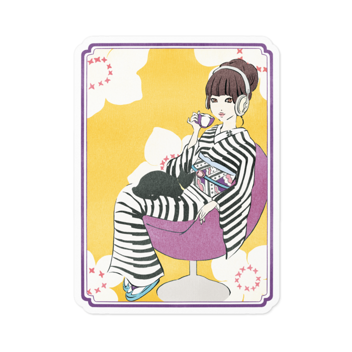 ステッカー - 100 x 100 (mm)