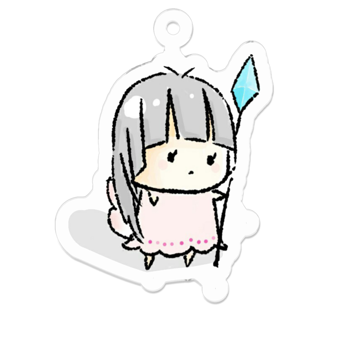 アクリルキーホルダー - 50 x 50 (mm)