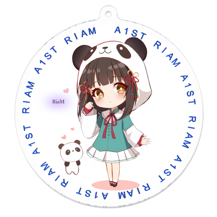 アクリルキーホルダー - 70 x 70 (mm)