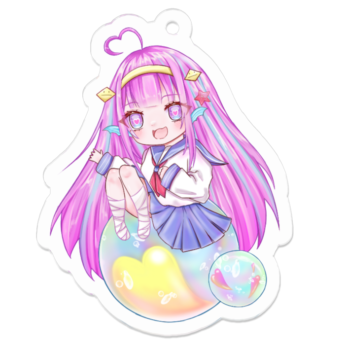 アクリルキーホルダー - 50 x 50 (mm)