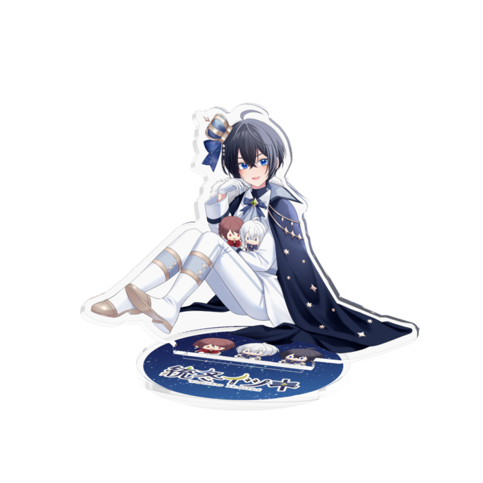 統冬イツキ【黒】 - 100x100mm